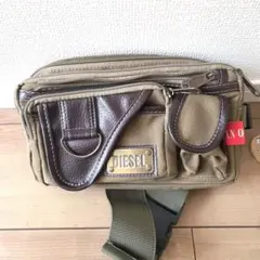 希少【DIESEL】00s Vintage 多機能 アーカイブ ウエストバッグ