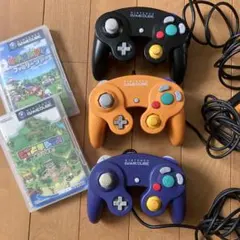 若*者様 ゲームキューブ コントローラー3個とソフトセット