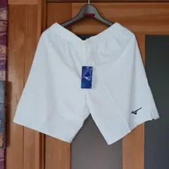 ミズノサッカーハーフパンツ白XLサイズ