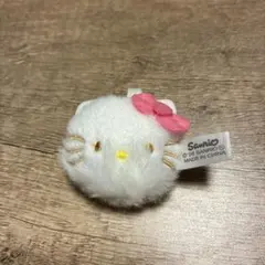 しろふわ雲でおひるねデザインシリーズ ノベルティ マスコット ハローキティ