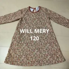 WILL MERY 花柄 長袖ワンピース 120