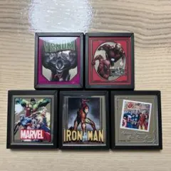 マーベル　アベンジャーズ　フレームマグネット　ミラー　セット
