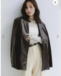 2026年最新】anuans レザージャケット・ライダースの人気アイテム