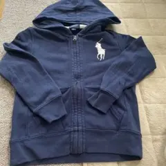 ラルフ・ローレン ネイビー パーカー 120cm