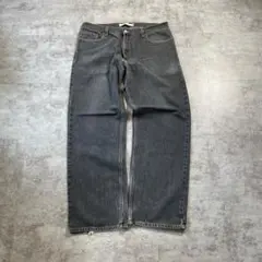 【W36 L34】 メキシコ製 usa levi's 先染ブラック 569