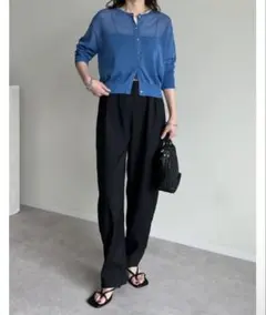 Re: EDIT 前後2WAY無地orボーダーシアーニットカーディガン