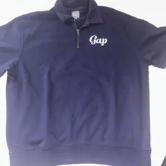 GAP ハーフジップ スウェット ネイビー Sのサムネイル