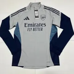 adidas アーセナル 長袖トレーニングトップ Mサイズ ハーフジップ