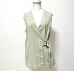 niko and ニコアンド リネン　混ジレ ベストベルト