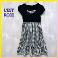 【L'EST ROSE】 レストローズ (F) ワンピース 半袖 レディース