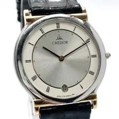 新品電池/18k/SEIKO CREDOR 腕時計 78年製 メンズ ゴールドのサムネイル