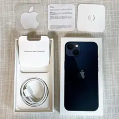 【空箱】iPhone 13 ブラック 128GB 付属品 ミッドナイト