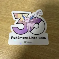 ポケモン　韓国限定　30周年ロゴ　ステッカー　リーフィア K*A様 【韓国限定 ポケモン】30周年 記念ステッカーリーフィア - メルカリ