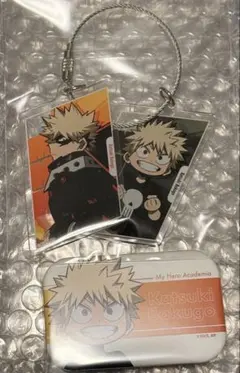 僕のヒーローアカデミア ヒロアカ 2連ワイヤーアクリルキーホルダー 爆豪勝己