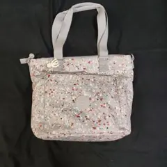 Kipling トートバッグ テラゾー柄