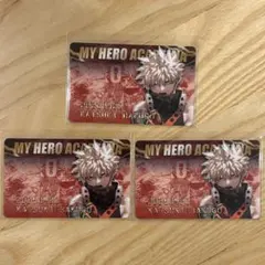 【新品】ヒロアカ　2026 バースデイコレクションカード　3枚　爆豪勝己