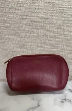 FURLA フルラ ポーチ 化粧ポーチ レッド ボルドーのサムネイル