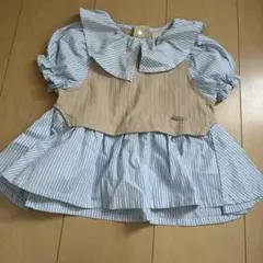 プティマイン 半袖ブラウス