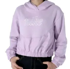 Nike フード付き パーカー　薄紫 ラベンダー ピンク