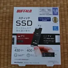 BUFFALO スティックSSD 1.0TB SSD-PUT1.0U3-BKA