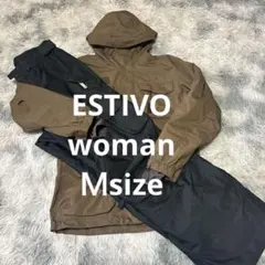 ESTIVOスノーボードウェアセットM size（ブラウン）woman