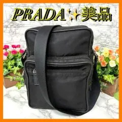 良品✨プラダ　テスートナイロン　ショルダーバッグ　黒　白タグ付き　ユニセックスのサムネイル