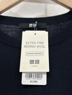 未使用・タグ付き ユニクロ UNIQLO メリノ クルーネックセーター 3XL