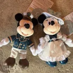 ぬいぐるみバッジ ミッキー ミニー 東京ディズニーシー 25周年 ぬいば セット