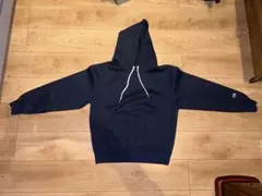 Champion ネイビー フード付きパーカー