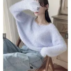 シャギー ニット