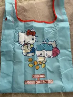 ちいかわ　サンリオコラボ　エコバッグ ハチワレ