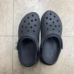crocs クロックス メガ クラッシュ クロッグ ブラック 23cm 黒