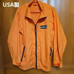 値下げ！【WILD THINGS USA製 ナイロンジャケット オレンジ】M