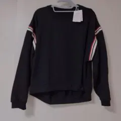 F013　スウェット　ブラック 黒　M