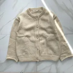 かぐれ　カグレ　 ペルークルーネックカーディガン　ドアーズ　アイボリー　F