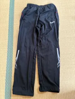 asics ブラックジャージパンツ　メンズMサイズ