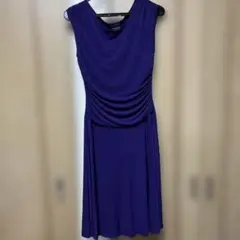 EN FOCUS STUDIO ノースリーブ ワンピース パープルのサムネイル