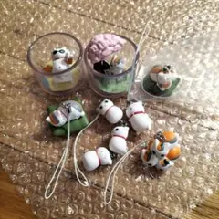 夏目友人帳　ニャンコ先生　マスコット　ミニフィギュア