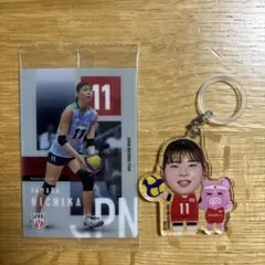 山田二千華 バレーボール日本代表 アクリルキーホルダー カード