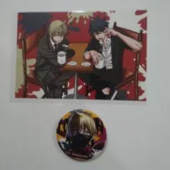 桃源暗鬼　TSUTAYAポストカード&缶バッジ　皇后崎迅