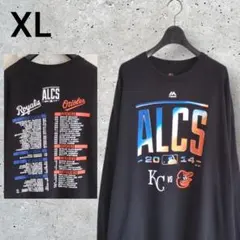 2014 MLB ロイヤルズ オリオールズ 長袖　Tシャツ ブラック XLのサムネイル