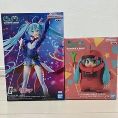 ガンダム45周年×初音ミク フィギュア　シャアザクぐるみ,BPEV 2体セット
