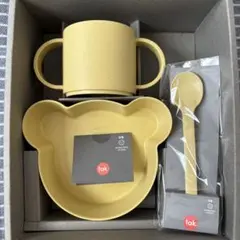 【新品】tak. BIO ベア 3点セット イエロー ボウル マグ スプーン