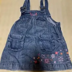 新品オシュコシュセットOshKoshデニムオーバーオール花柄ロンパース 