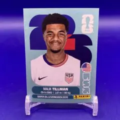 FIFA World Cup 2026 Sticker ティルマン USA