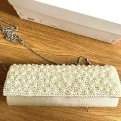 ⭐︎アイボリー パール装飾 パーティーバッグ⭐︎