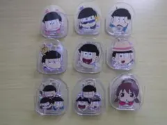 おそ松さん　アクリルクリップ　6つ子＆トト子　9種セット　クリップ