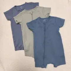 【美品/3点セット】NEXT ベビー半袖ロンパース　12-18ヶ月