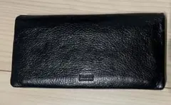 【未使用品】TAKEO KIKUCHI ブラック レザー 長財布