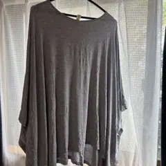 GUNAiMOM 授乳ケープ 授乳カバー グレー　ポンチョ型